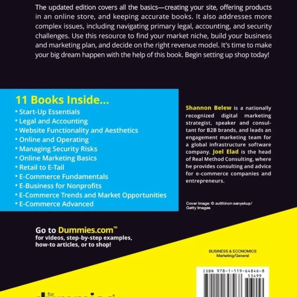 Starting an Online Business All-in-One For Dummies Book
